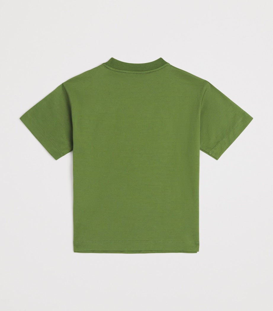 Emporio Armani Kids Cotton Logo Print T-Shirt (4-16 Years)