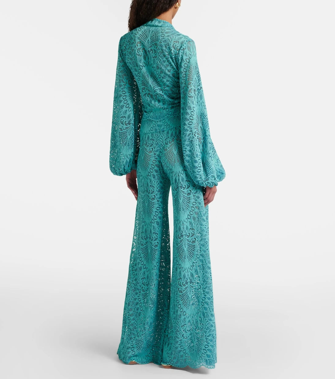 Alexandra Miro - Paloma lace wide-leg pants