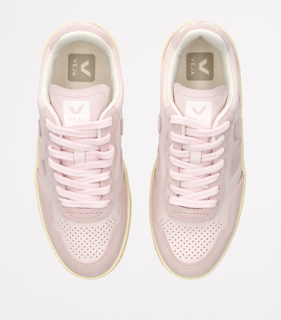 Veja Pink Leather V-90 Sneakers