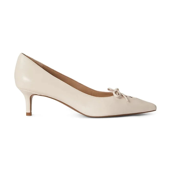 Lauren Ralph Lauren обувки с ток кожени Adrienne
