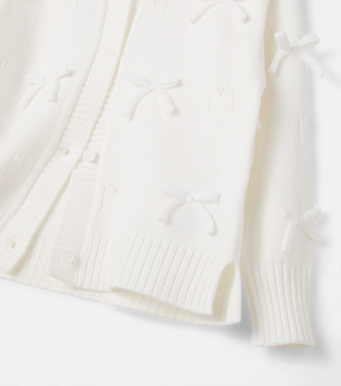 Monnalisa - Bow-detail cardigan