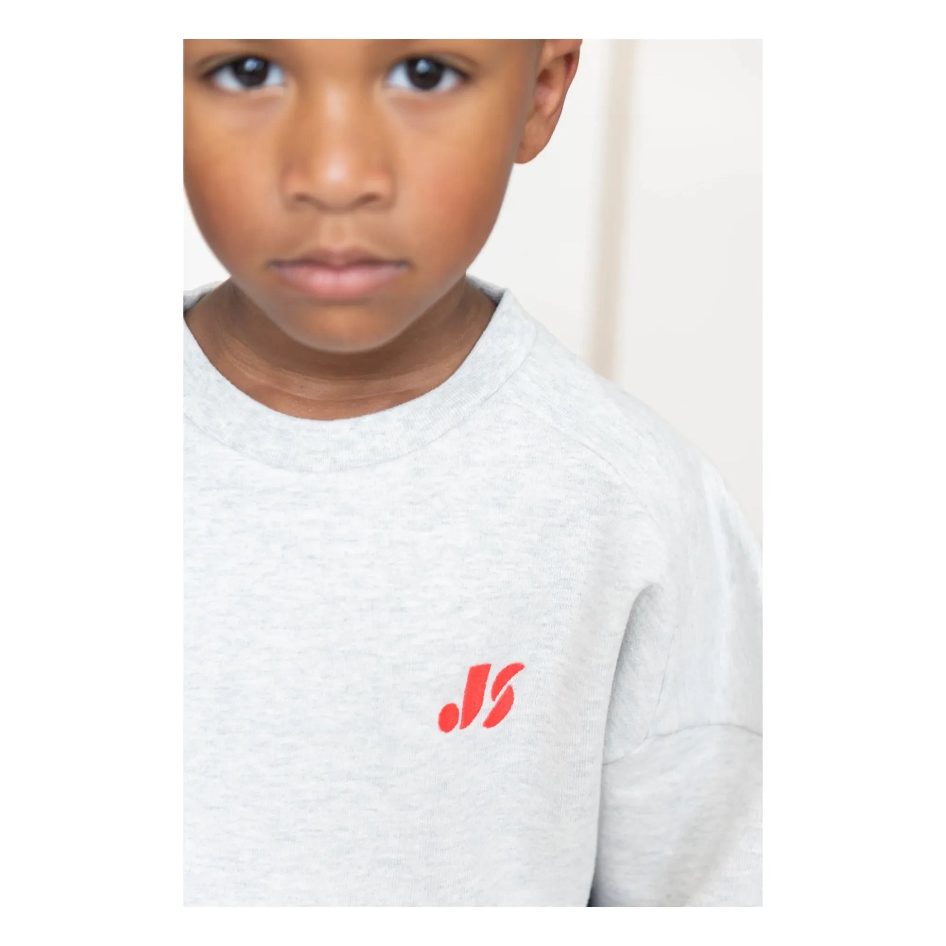 Jenest - Color Block organic cotton sweatshirt | Light grey