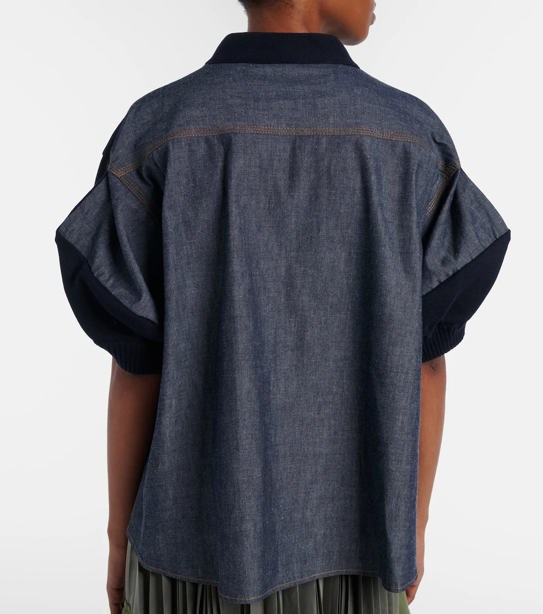 Sacai - Paneled shirt
