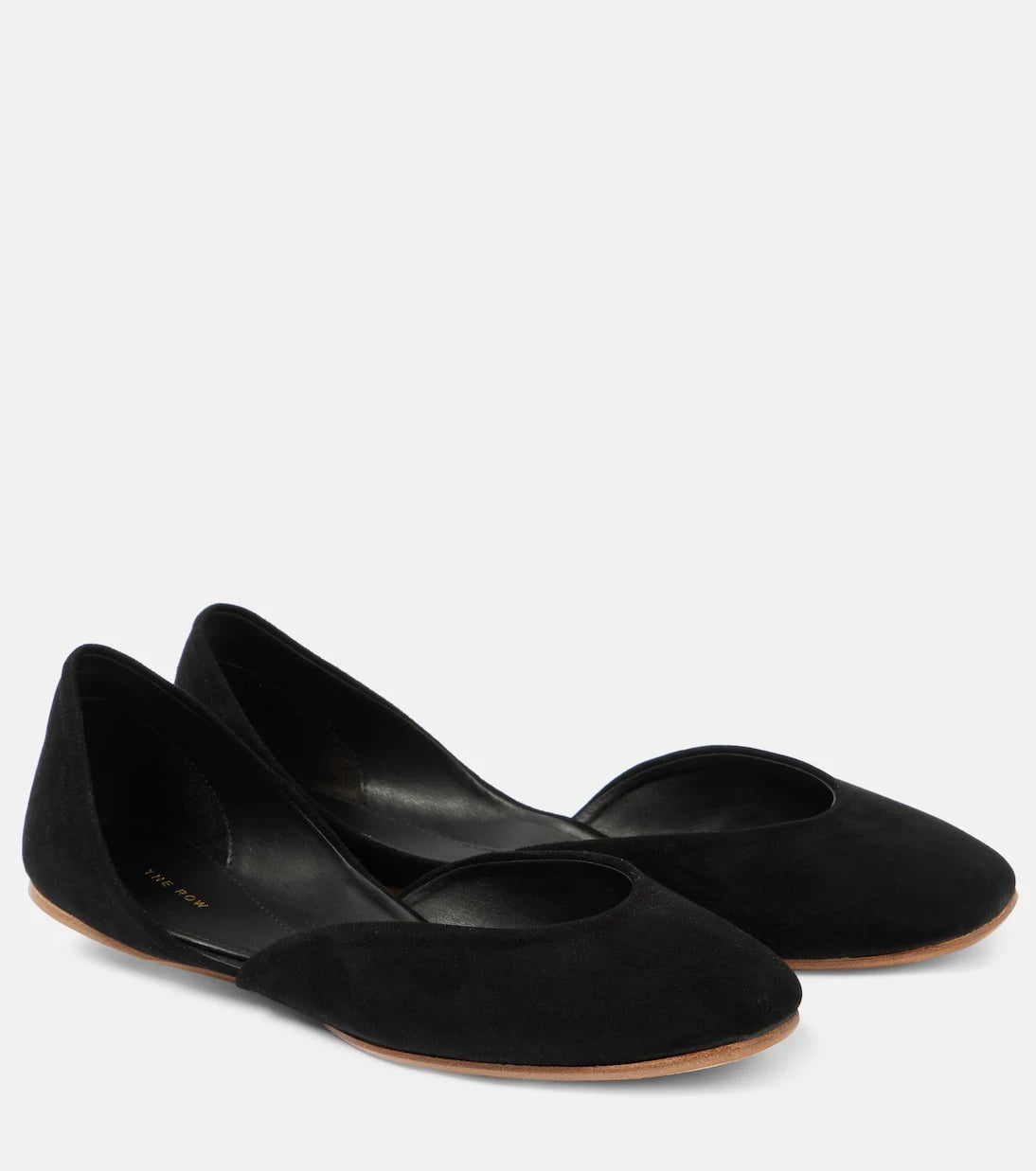 The Row - Gemma suede ballet flats
