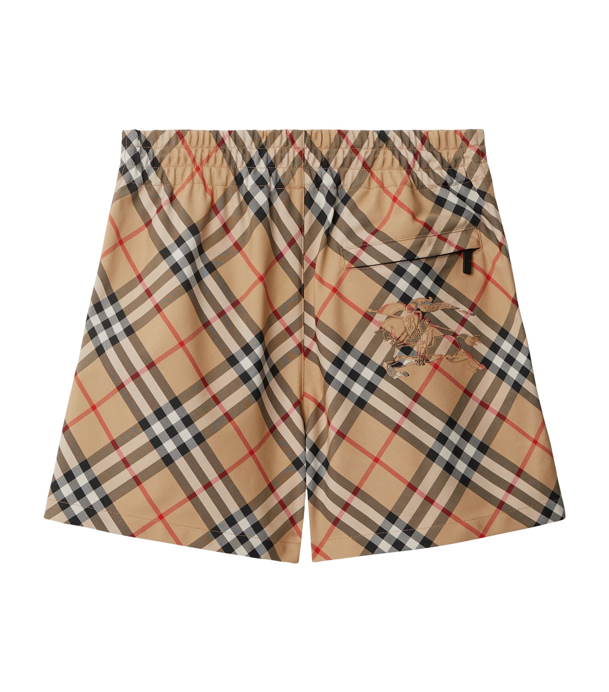Burberry Yellow Twill Check Shorts