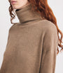 Colombo Brown Cashmere Rollneck Sweater