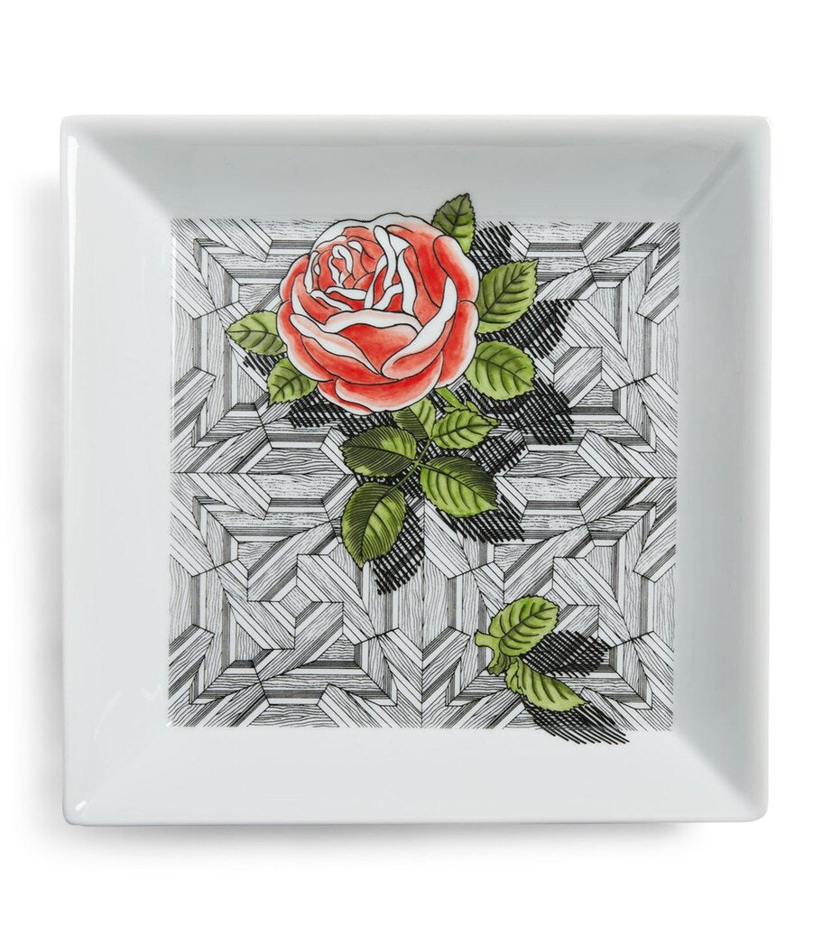 Square Musciarabia con Rose Plate (20cm x 20cm)