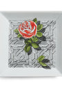 Square Musciarabia con Rose Plate (20cm x 20cm)