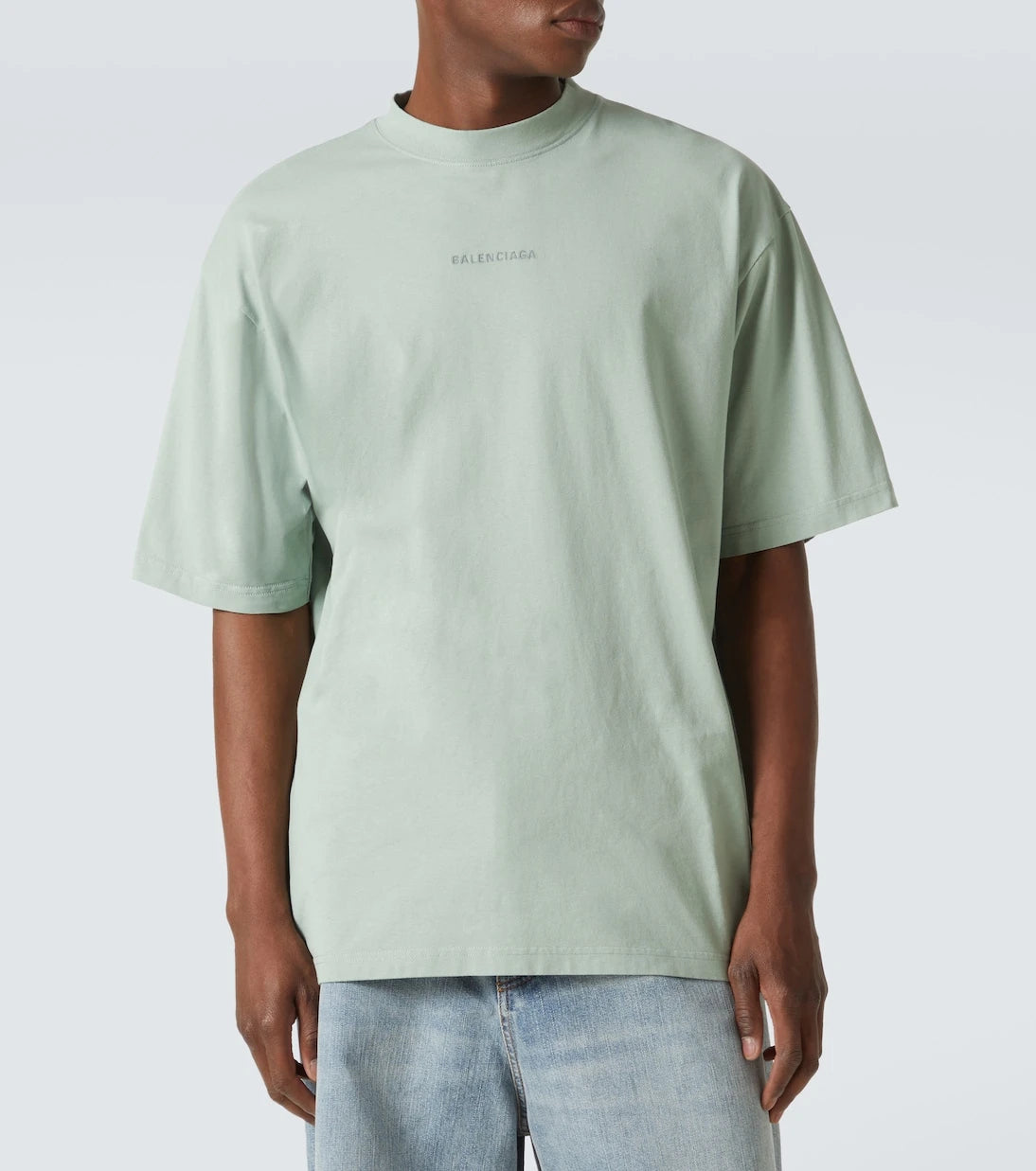 Balenciaga - Logo cotton jersey T-shirt