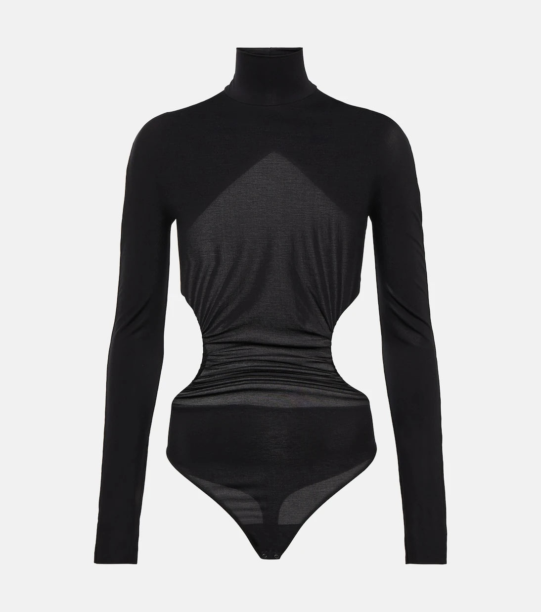 Wolford - x N21 بودي سوت بياقة عالية وبفتحات