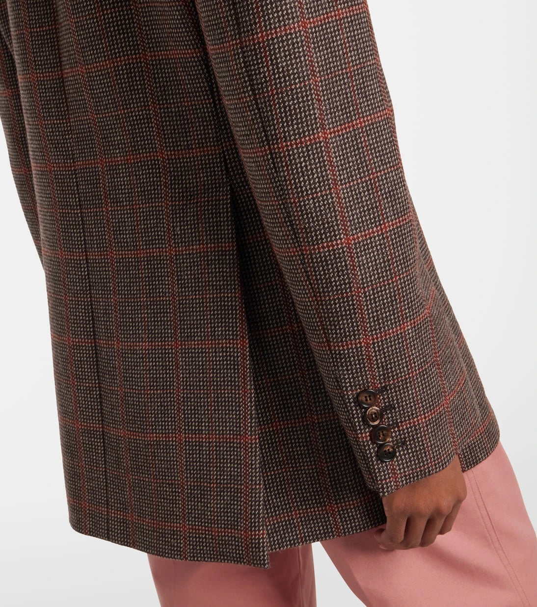 Chloé - Checked virgin wool blazer