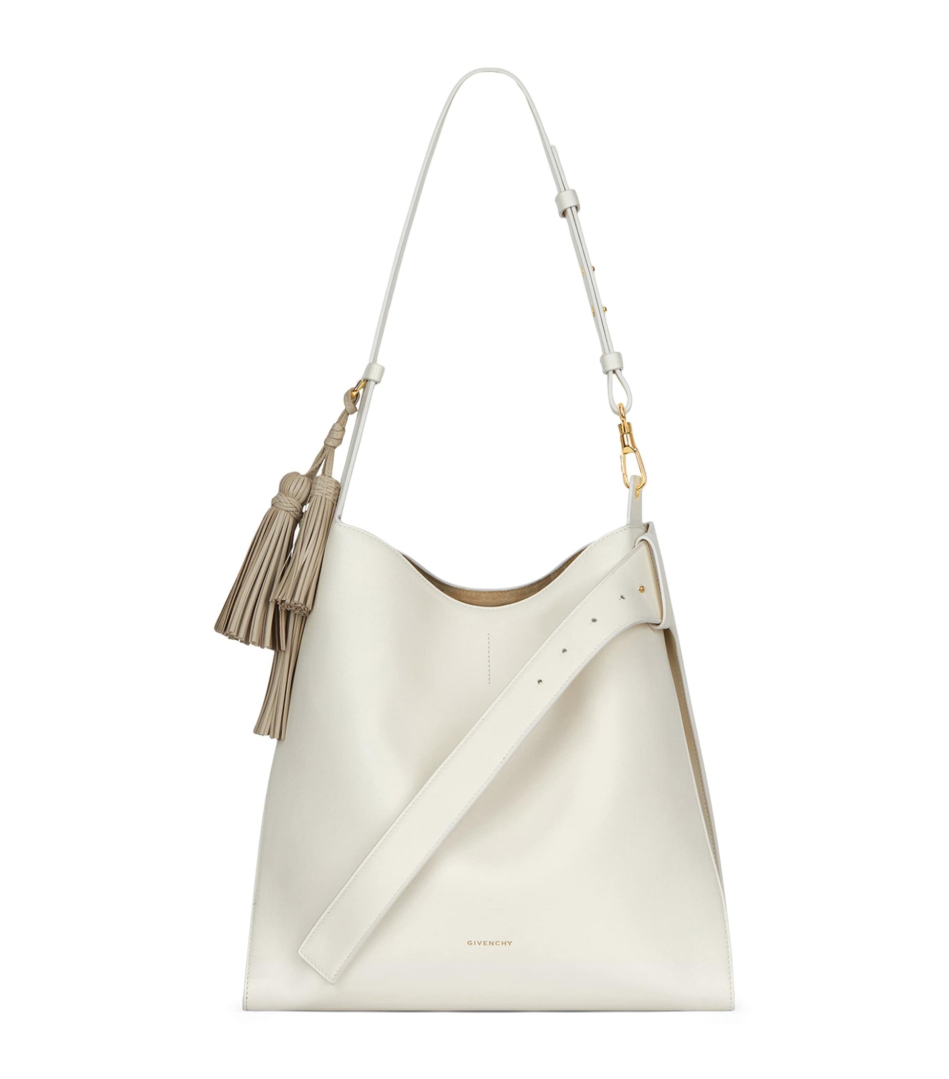 Givenchy Ivory Medium Leather Day Hobo Bag