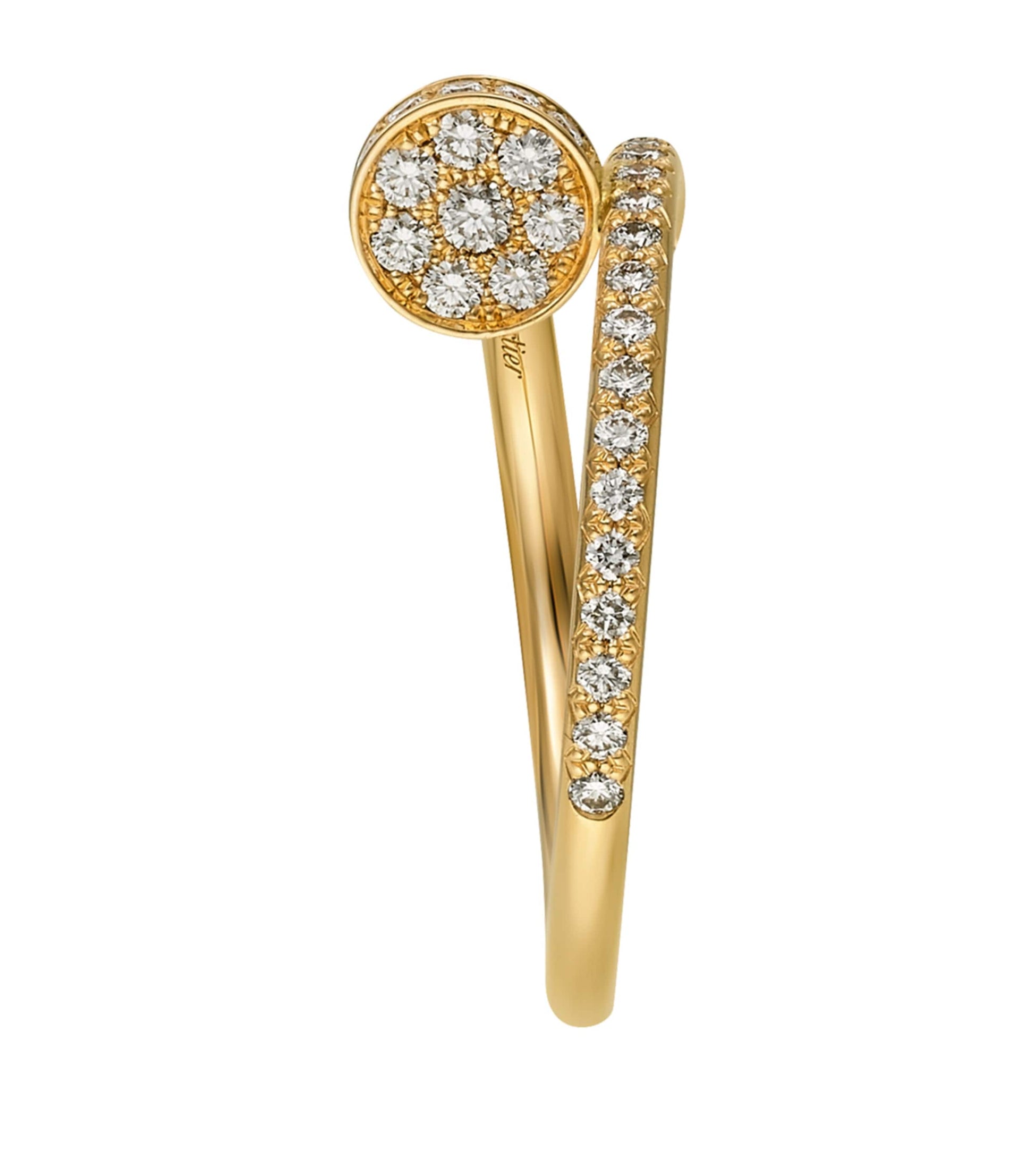 Yellow Gold and Diamond Juste un Clou Ring