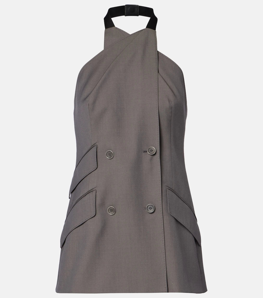 Max Mara - Cali halterneck virgin wool vest