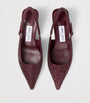 Jimmy Choo Amel 50 Satin Embellished Slingback Pumps