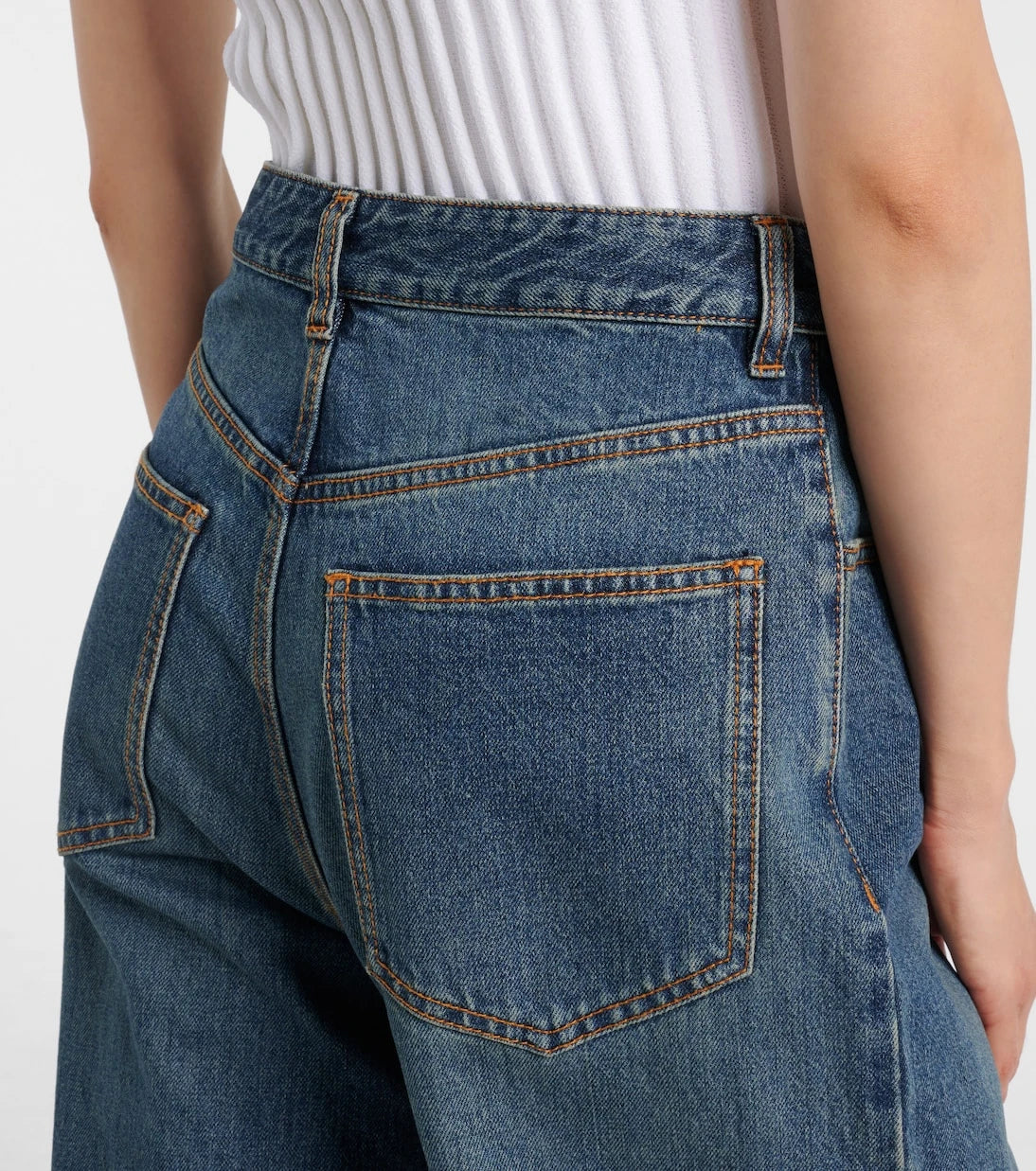 Alaïa - Low-rise straight jeans
