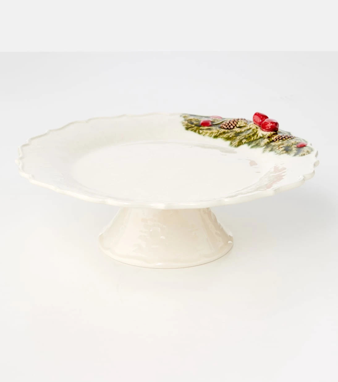 Bordallo Pinheiro - Earthenware cake stand
