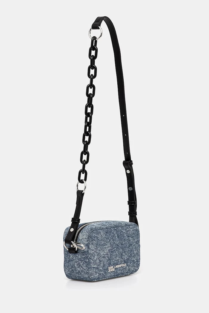 Karl Lagerfeld Jeans denim kadın crossbody çanta