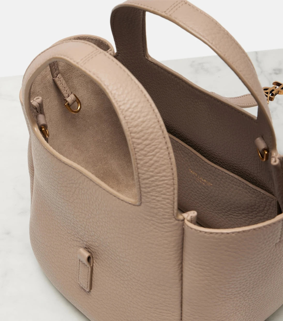Saint Laurent - Le 5 à 7 Bea Baby leather top-handle bag