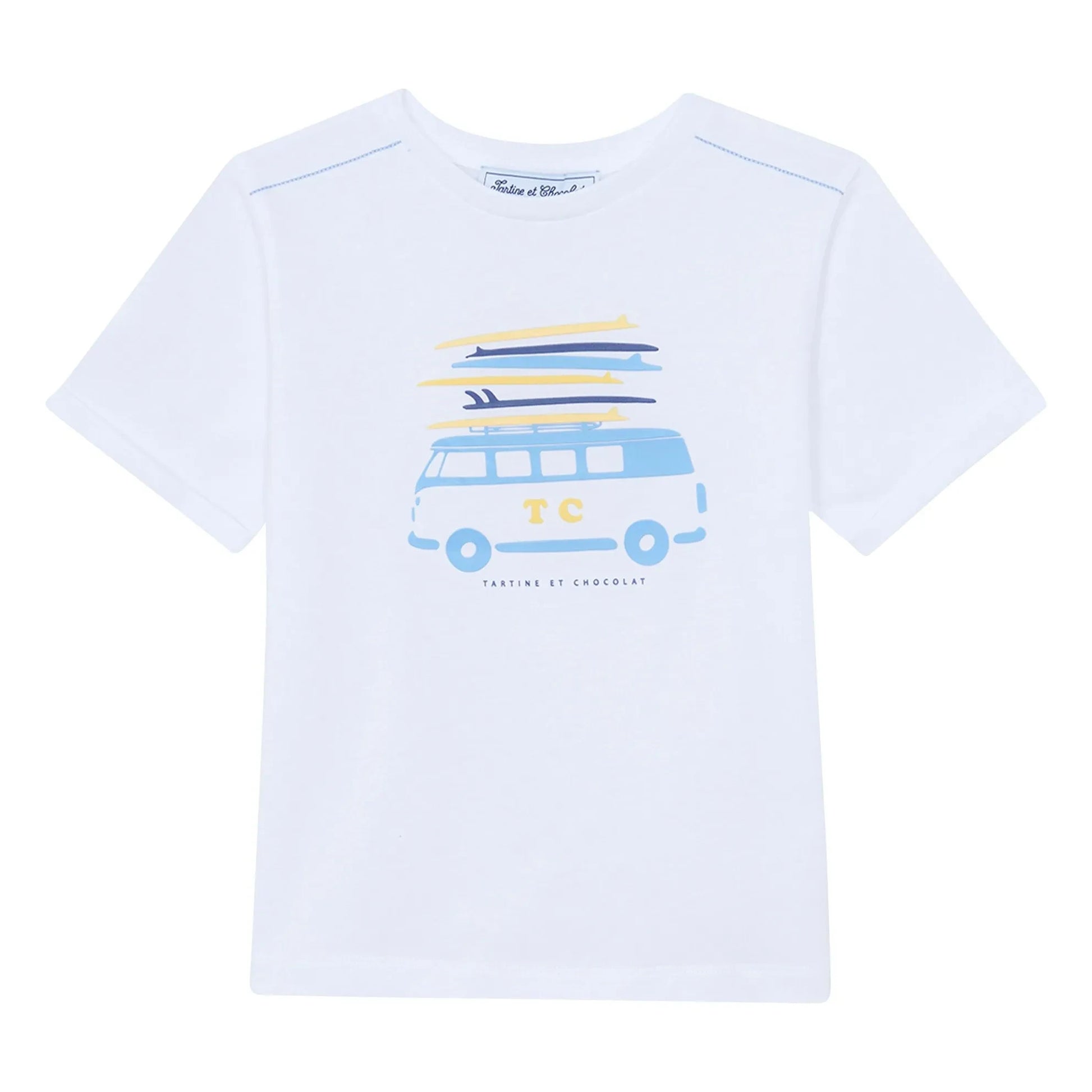 Tartine et Chocolat - Van T-shirt | White
