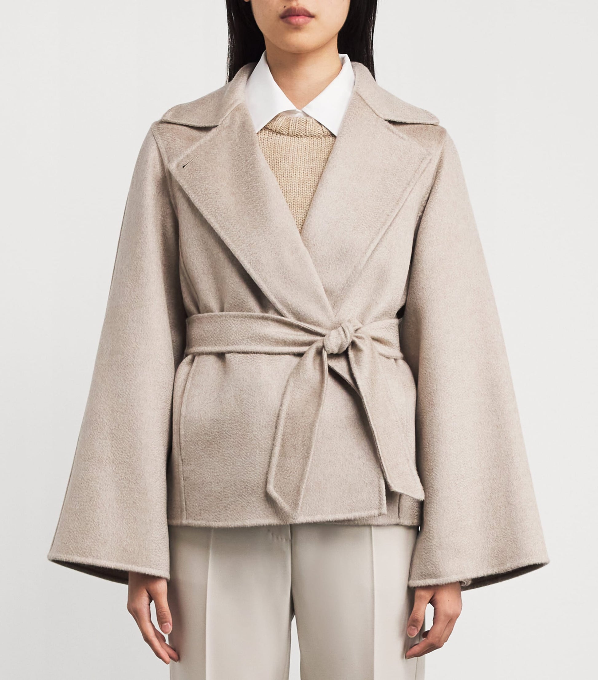 Cashmere Wrap Coat