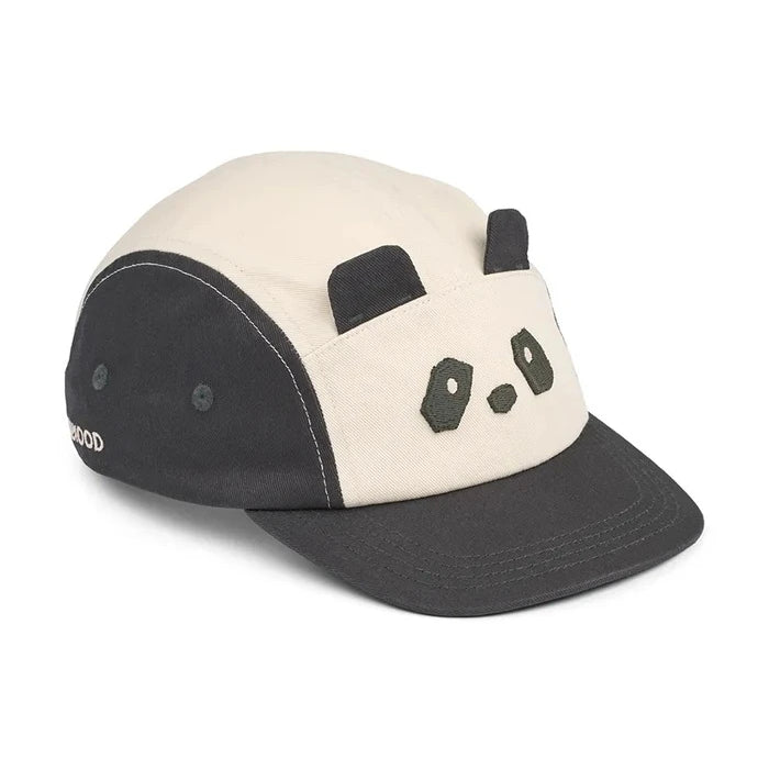 Детска памучна шапка с козирка Liewood Rory Panda Cap