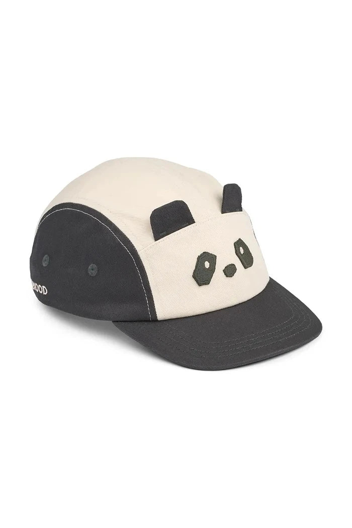 Детска памучна шапка с козирка Liewood Rory Panda Cap