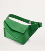 LOEWE Green Small Leather Puzzle Edge Belt Bag