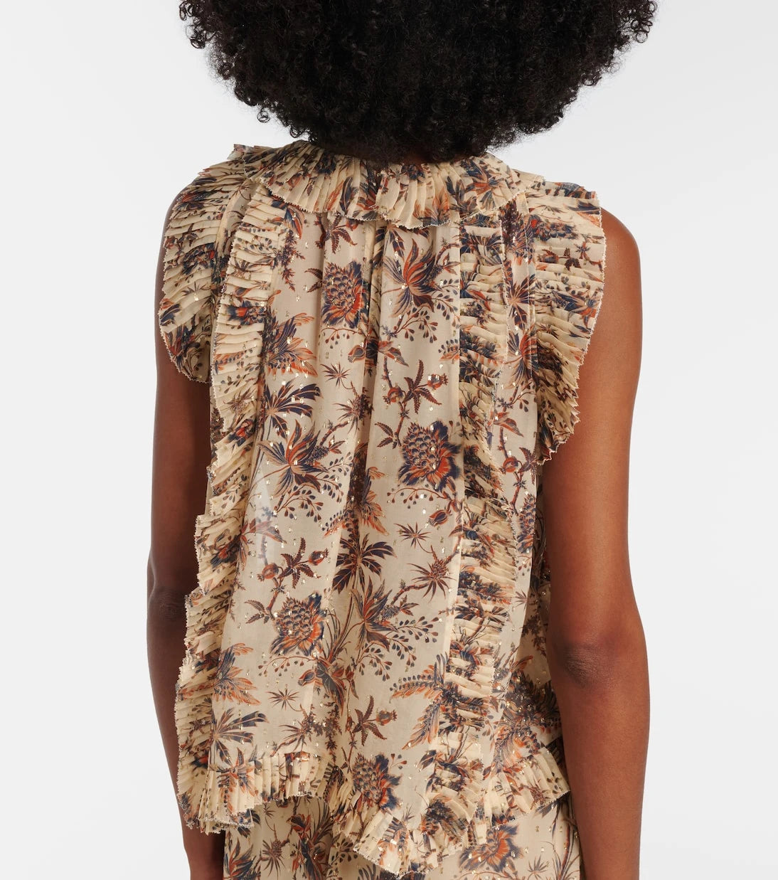 Ulla Johnson - Sabra printed silk-blend chiffon top