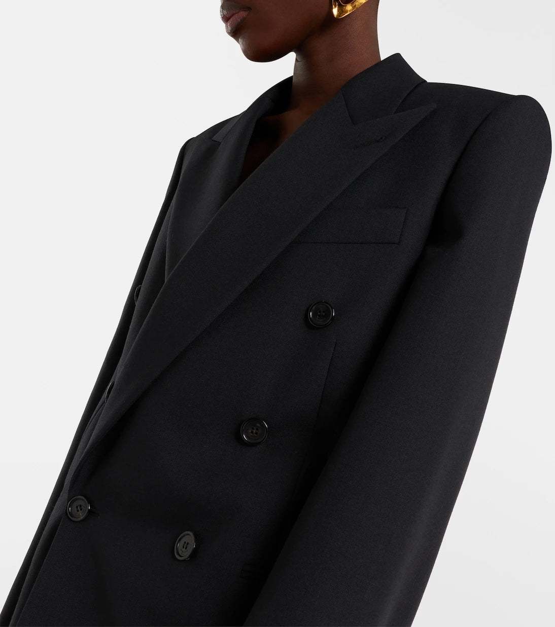 Saint Laurent - Double-breasted wool blazer