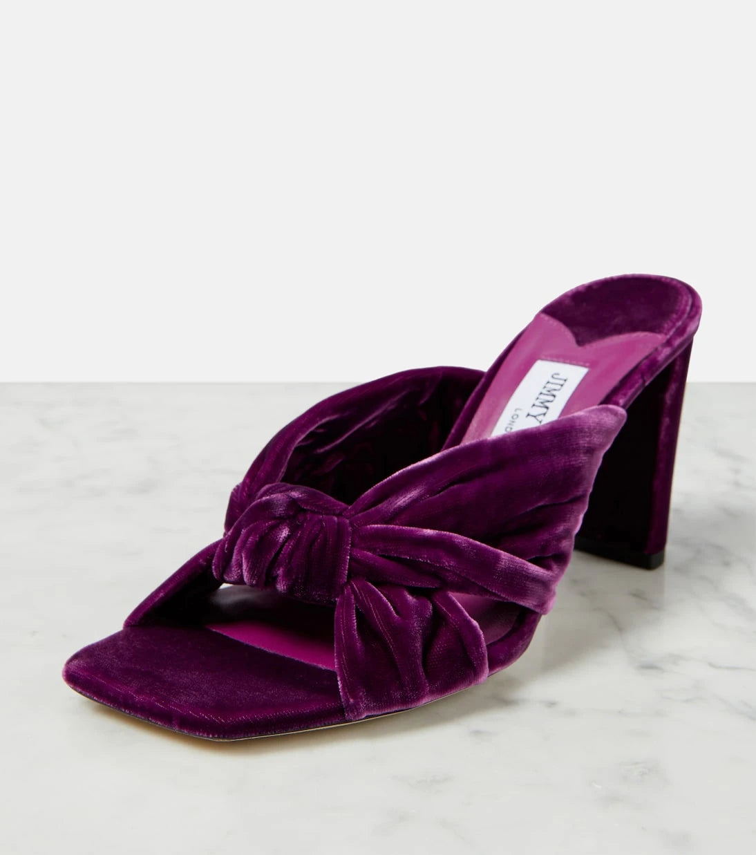 Jimmy Choo - Avenue 85 velvet mules