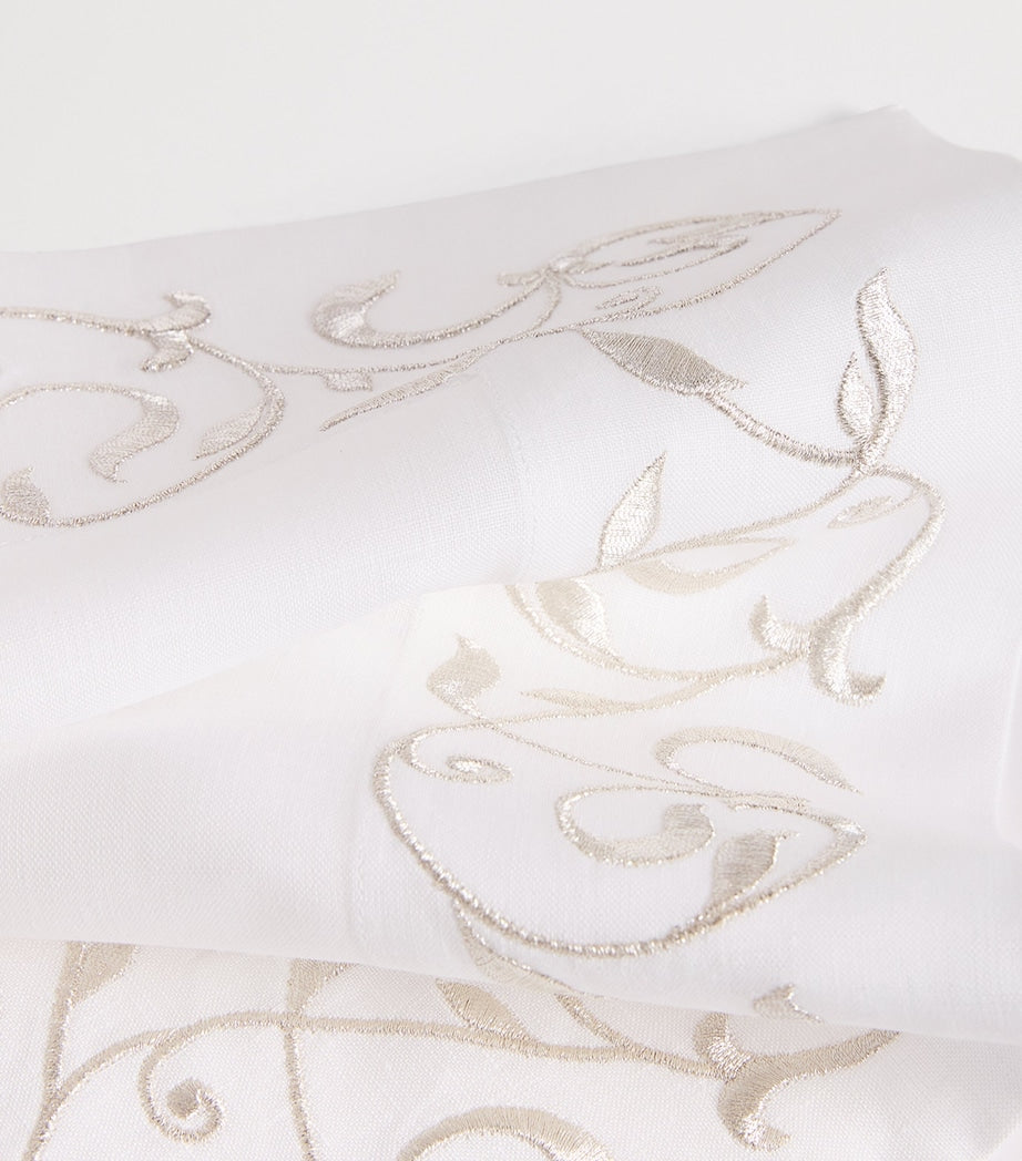 Dea Linen Embroidered Scroll Placemat (35cm x 50cm)