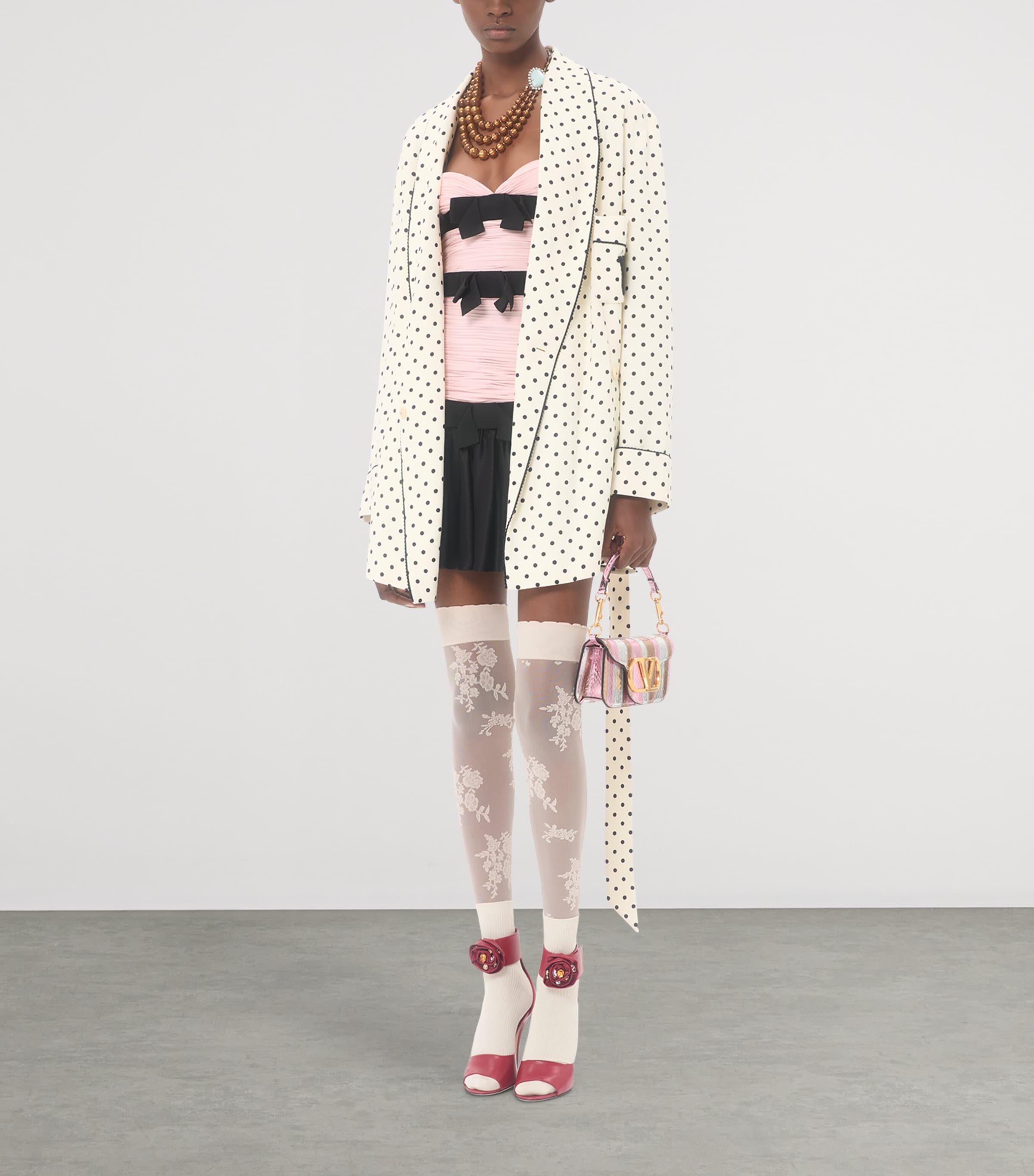 Metallic Leather Loco Shoulder Bag