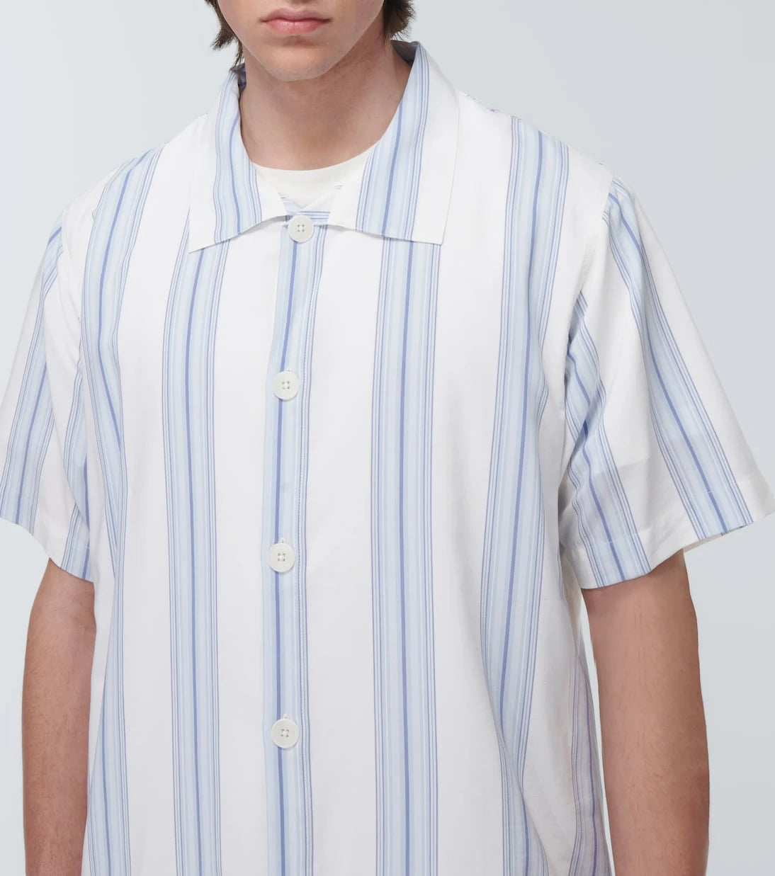 Ranra - Skotta striped bowling shirt