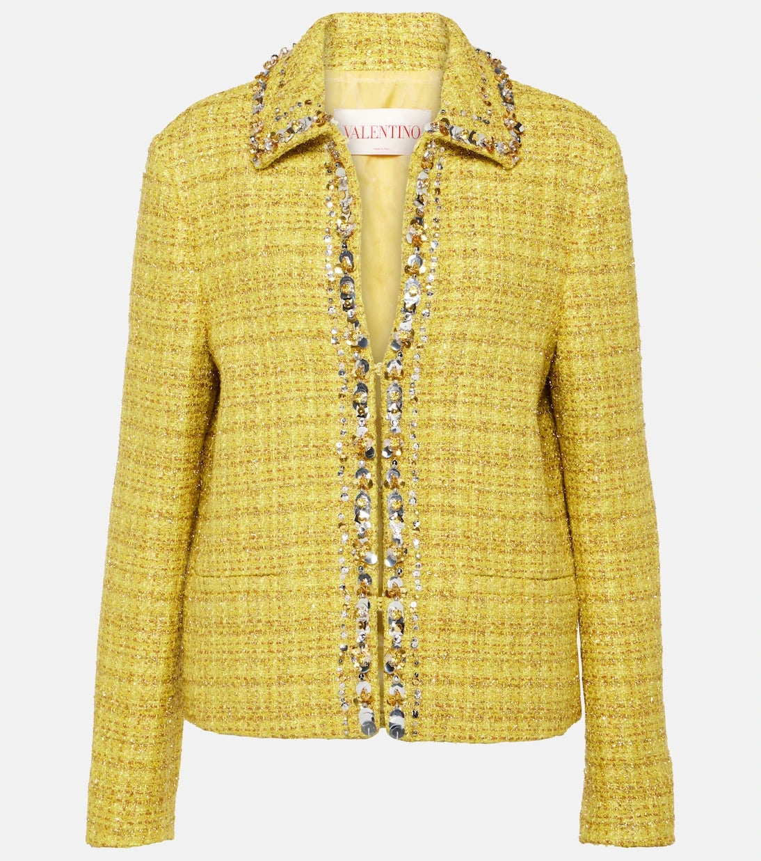 Valentino - Embellished tweed jacket