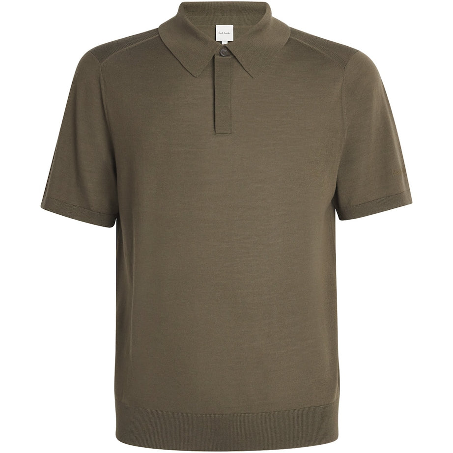 Paul Smith Merino Signature Stripe Polo Shirt