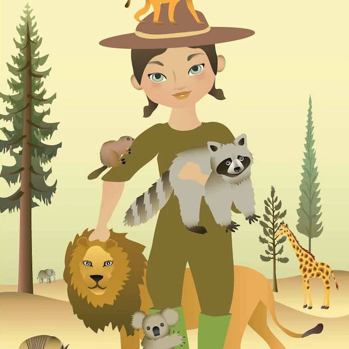 Vissevasse Постер The Zookeeper 30x40 cm