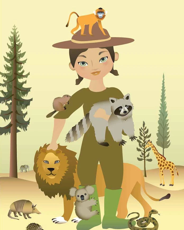 Vissevasse Постер The Zookeeper 30x40 cm