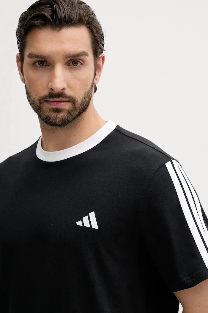 Памучна тениска adidas Essentials 3-stripes