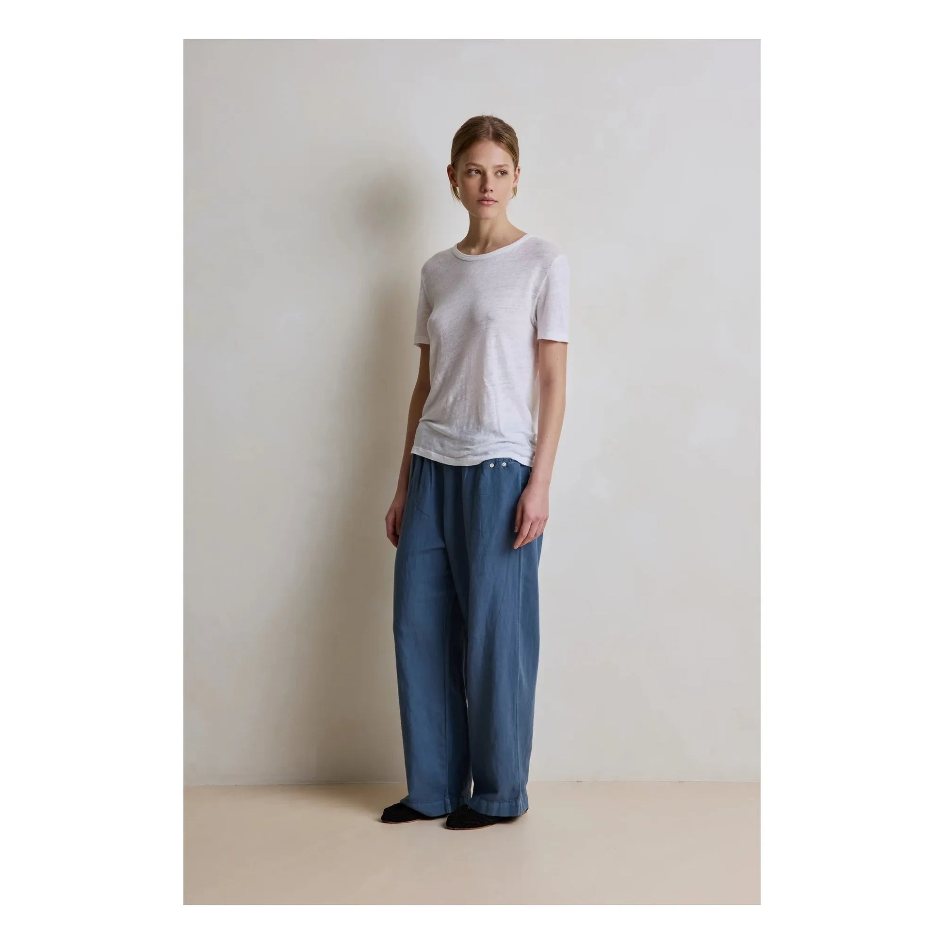 Hod - Bastian Linen Pants | Indigo