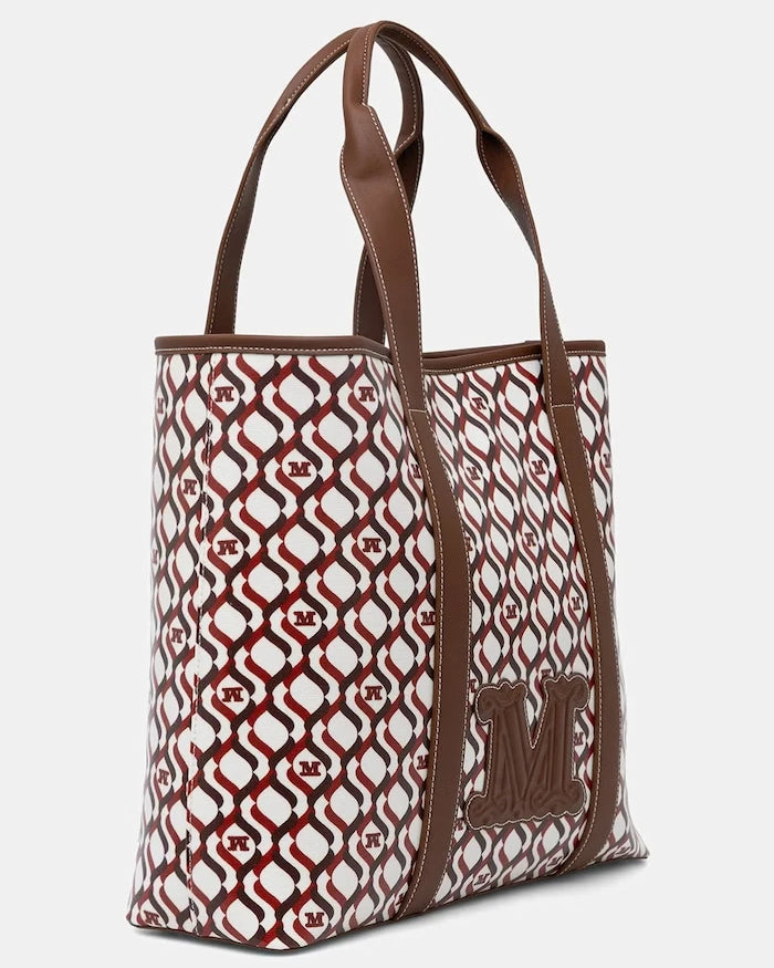 Max Mara Beachwear Kadın Sahte Deri Alışveriş Çantası FARNETO