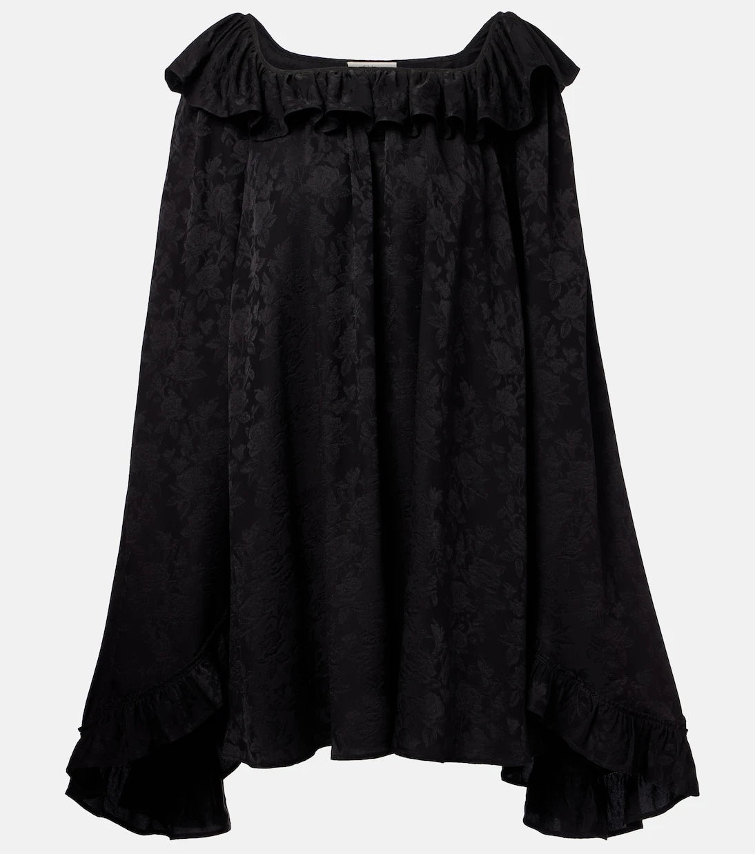 Chloé - Ruffled jacquard silk minidress