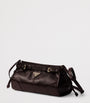 Prada Brown Small Leather Bonnie Shoulder Bag