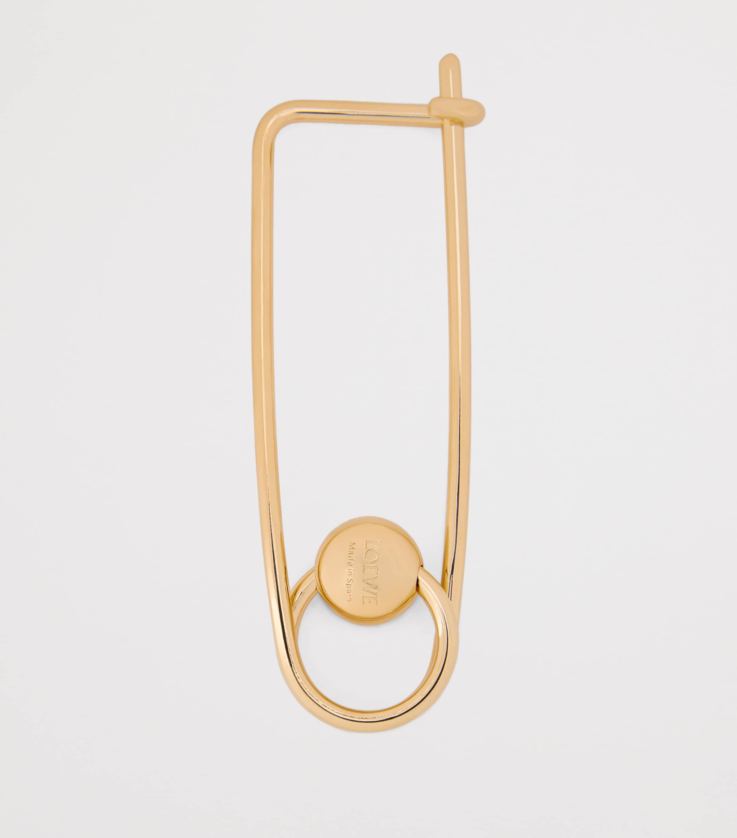 LOEWE Gold Gold-Tone Safety Pin Charm