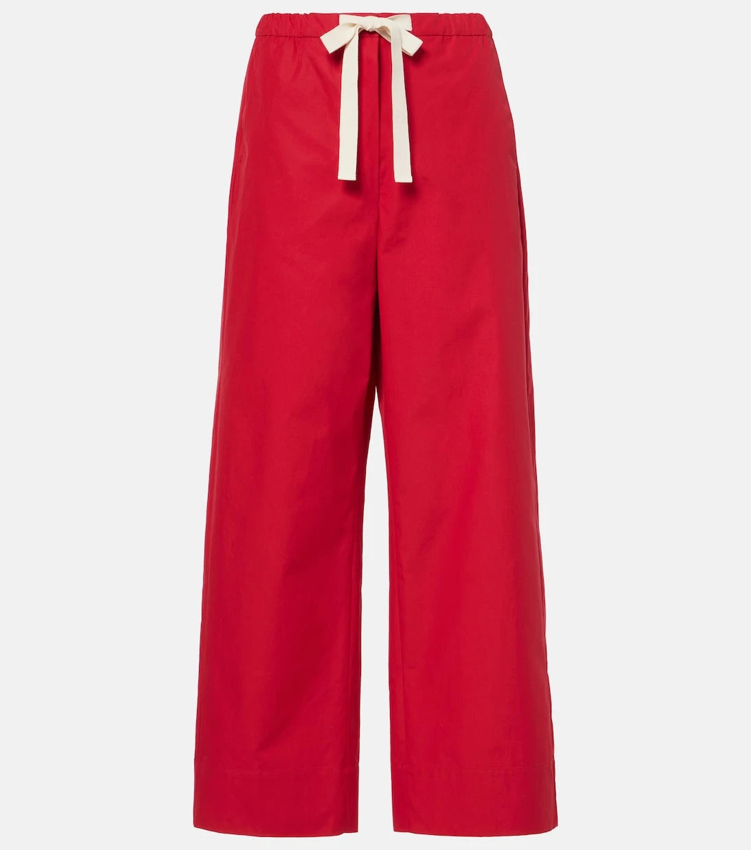 بنطلون ساق واسعة قطني "أرجينتو" من 'S Max Mara