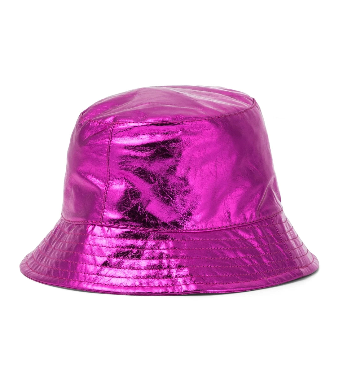 Isabel Marant - Haley metallic leather bucket hat