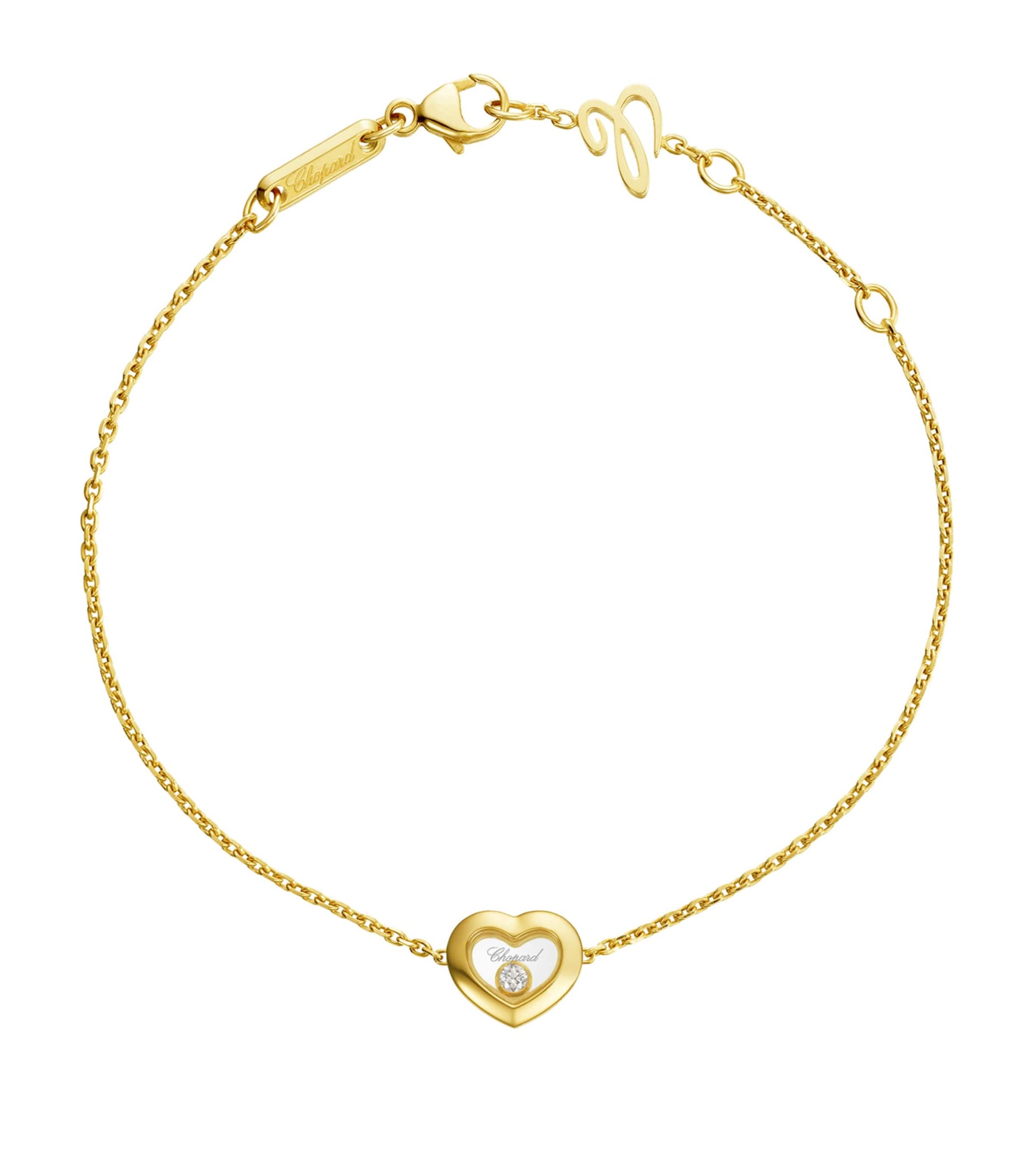 Yellow Gold and Diamond Happy Diamonds Icons Bracelet