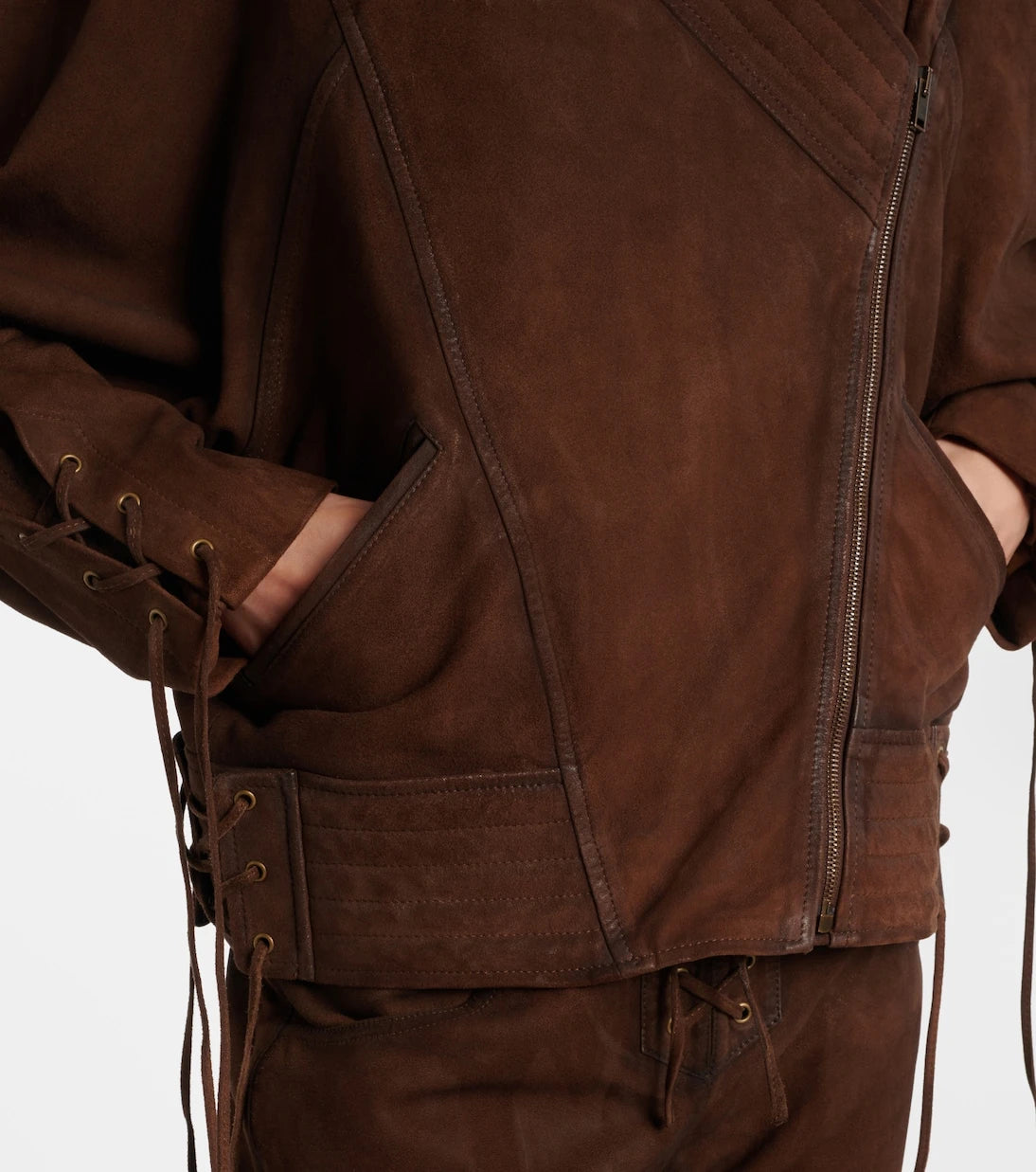 Isabel Marant - Edina asymmetric suede jacket
