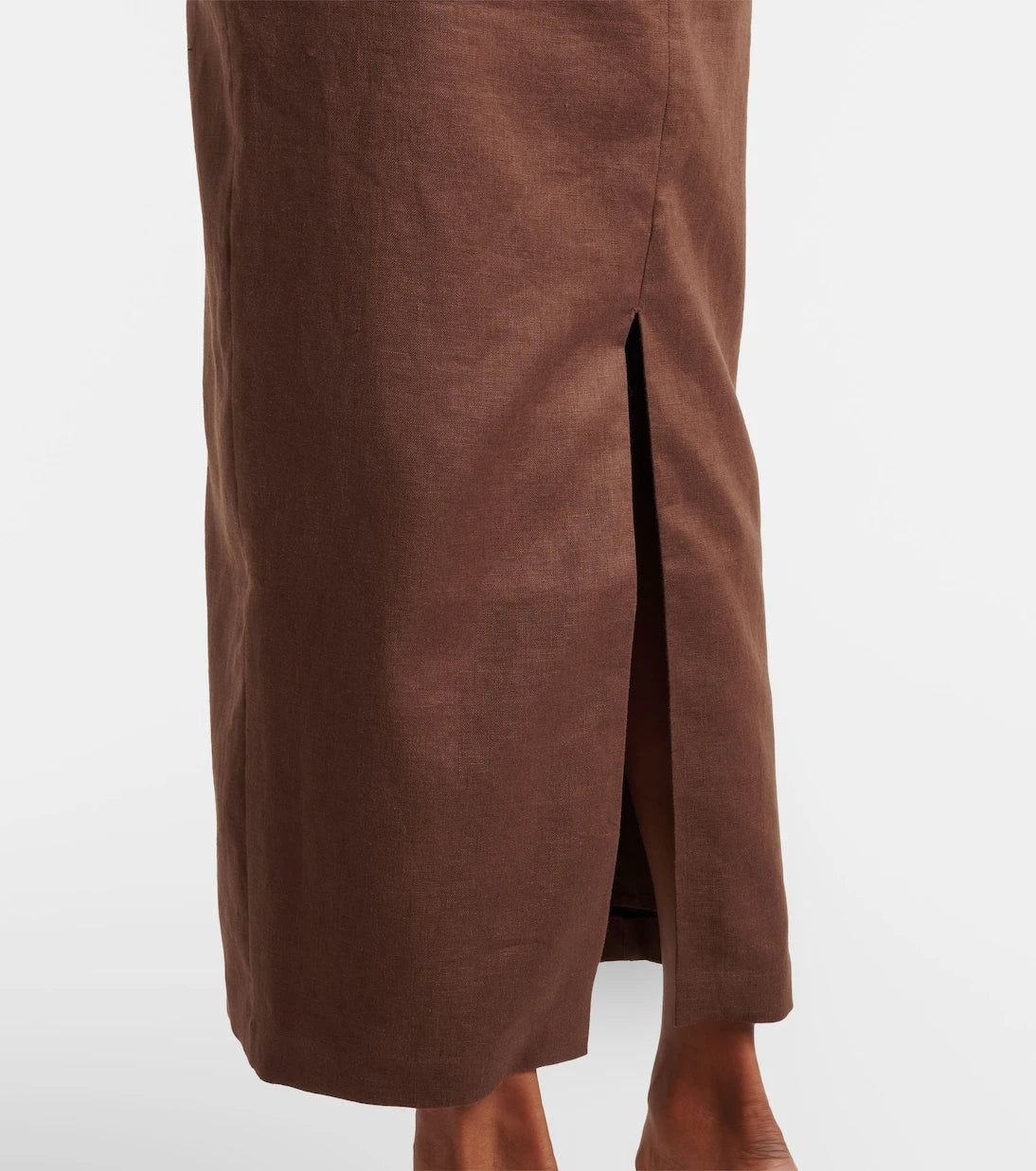 SIR - Evalita linen bustier maxi dress