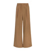 Varley Brown Kayson Wide-Leg Trousers